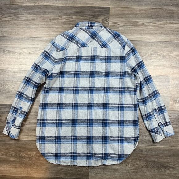 Burnside - Women's Long Sleeve XL gray Flannel - Picture 6 of 6